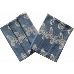 Sleep-well Motýlci 50x70 cm modrá 3 ks – Zboží Dáma