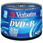 Verbatim DVD+R 4,7GB 16x, AZO, spindle, 50ks (43550) – Sleviste.cz