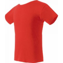 Nath bavlněné tričko K1 z poločesané bavlny s bočními švy Červená NH140