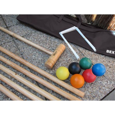 Bex Sport Kroket Pro dřevěný 6 hráčů – Hledejceny.cz