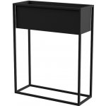 YLD Stojan na květiny kovový 60 x 23 x 75 cm černá – Hledejceny.cz