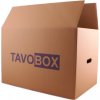 Archivační box a krabice TavoBox krabice na stěhování 600 x 400 x 400 mm