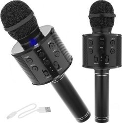 Izoxis Karaoke bluetooth mikrofon černý