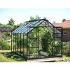 Skleníky, fóliovníky, pařeniště Vitavia Uranus 9900 čiré sklo 3 mm černý LG3562