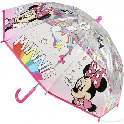 Cerdá dětský manuální deštník Disney Minnie průsvitný – Zboží Mobilmania
