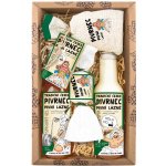 Bohemia Gifts & Cosmetics Pivrnec pivní koupelová pěna 200 ml + pivní sprchový gel 200 ml + pivní koupelová sůl 150 g + ručně vyráběné mýdlo 30 g dárková sada – Zbozi.Blesk.cz