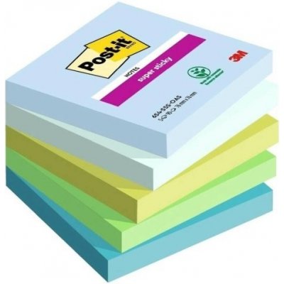 Bloček Post-it 654-5SS-OAS Oasis, 76x76 mm, 5x90 lístků – Hledejceny.cz