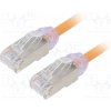 síťový kabel Panduit STP28X0.5MOR Patch, F/UTP,TX6A-28™, 6a, drát, Cu, LSZH, 0,5m, oranžový