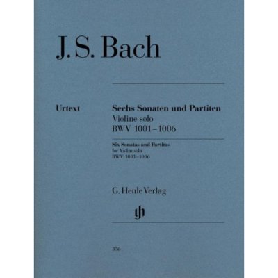 J.S. Bach 6 Sonatas and Partitas for Violin solo BWV 1001-1006 noty na housle – Hledejceny.cz