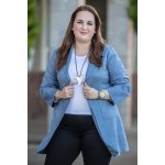 Dlouhé sako SINGLE Světle růžová – Sleviste.cz