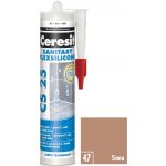 Ceresit CS 25 sanitární silikon 280 g siena – Zboží Mobilmania