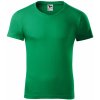 Pánské Tričko Malfini V-neck 146 středně zelená