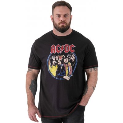 Velké pánské tričko s potiskem AC/DC Highway To Hell Hugh Duke D555 černé – Zboží Mobilmania