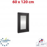 Okna Hned Plastové okno 60x120 cm antracit/bílá otevíravé i sklopné pravé – Sleviste.cz