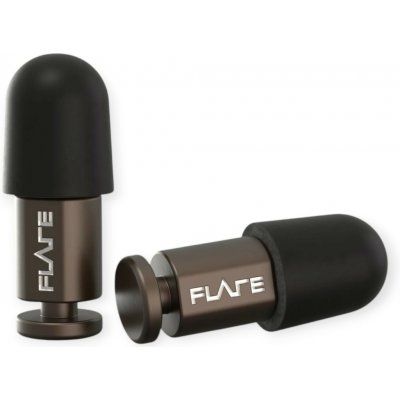 Flare Isolate Špunty do uší s hliníkovou koncovkou Hnědá – Zbozi.Blesk.cz