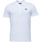 4F polo shirt pánské polo triko bílá – Zbozi.Blesk.cz