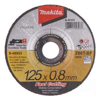 Makita B-46953 Řezný kotouč na nerez 125x0.8x22mm (B-46953) – Zbozi.Blesk.cz