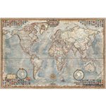 RayWorld Svět - nástěnná mapa Ray World Executive 136 x 92 cm Varianta: bez rámu v tubusu, Provedení: laminovaná mapa v lištách – Sleviste.cz