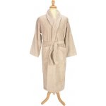 A&R unisex župan s velkým límcem písková – Zboží Dáma