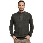 Bushman svetr Sakari dark khaki – Zboží Dáma