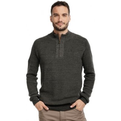 Bushman svetr Sakari dark khaki – Zboží Dáma