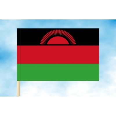 LIBEA, s.r.o. Vlajka Malawi Rozměr: 60×90 cm, Uchycení: Návlek na žerď – Hledejceny.cz