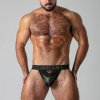 Pánské erotické prádlo Jocksy Locker Gear LK0120 Watch It Hard Jockstrap khaki