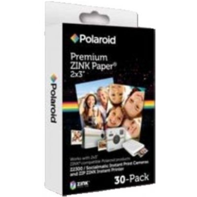 POLAROID Zink papír 5x7,6cm, 30ks pro fotoaparáty Polaroid Snap Instant