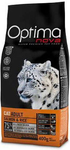 Optima Nova Granule pro kočky Adult salmon & rice 8 kg