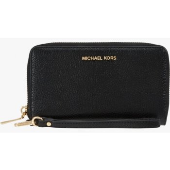 Michael Kors Jet set travel LG FLAT MF PHONE CASE dámská kožená peněženka černá