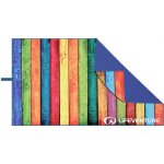 Lifeventure osuška Printed Soft Fibre Trek - Striped Planks 90 x 150 cm – Zboží Mobilmania