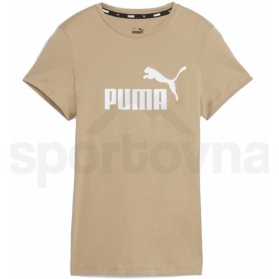 Puma ESS Logo Tee 586775-80 Béžová – Zboží Mobilmania