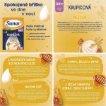 Sunar mléčná krupicová kaše na dobrou noc mix příchutí 6 x 210 g – Zboží Mobilmania