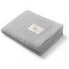 Dětská deka TAKE CARE Bambusová pletená deka šedá