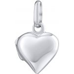 SILVEGO Stříbrný medailonek Srdce PRM10236 – Zboží Mobilmania