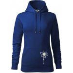 Kopretina dole na výšku mikina dámská Cape s kapucí Královská modrá – Hledejceny.cz
