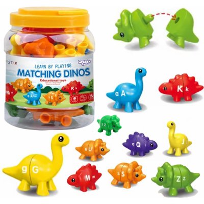 Woopie Figurky Dinosauři skládací sada 'Match the Letters' 13 ks – Hledejceny.cz