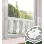 Dekorační krátká vitrážová záclona do kuchyně LETTO 150x40 cm MyBestHome – Hledejceny.cz