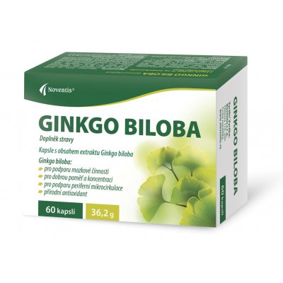 Noventis GINKGO BILOBA 60 kapslí – Hledejceny.cz