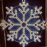 DECOLED LED světelná vločka závěsná 80 cm teple bílá – Hledejceny.cz