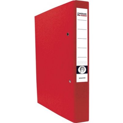 CAESAR OFFICE SENATOR Pořadač 2-kroužkový A4 4 cm červený – Zboží Živě