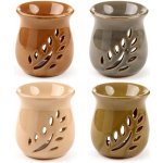 Empt Keramická aroma lampa s výřezem listu mix barev – Hledejceny.cz