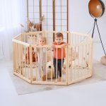 Malatec 8178 dřevěná ohrádka borovice 6 panelů XL – Sleviste.cz