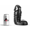 Dilda Wolf Commander M, černé dildo s Vac U Lock 24,5 x 8,9–10,9 cm