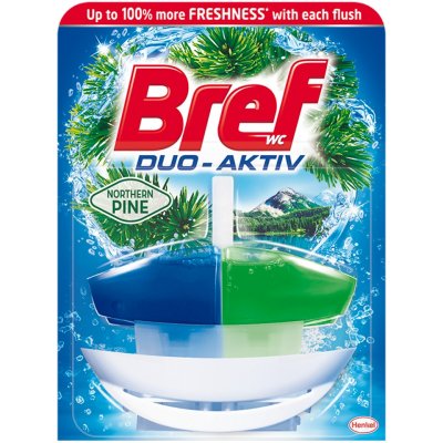 Bref Duo-Aktiv Freshness tekutý WC blok Pine 50 ml – Zboží Mobilmania