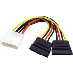 PremiumCord Napájecí adaptér kabelový 5,25" na 2x S-ATA, kn-19 – Sleviste.cz