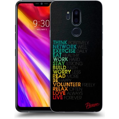 Pouzdro Picasee silikonové LG G7 ThinQ - Motto life čiré – Hledejceny.cz