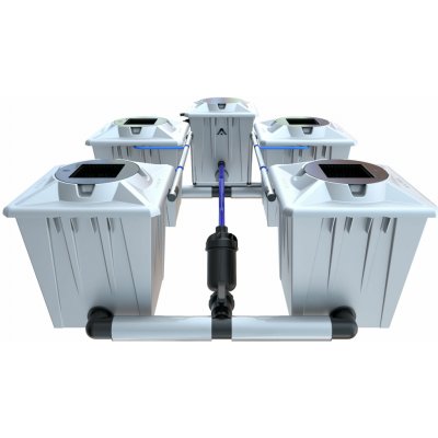 Alien Hydroponics RDWC 4POT Silver 20 l – Hledejceny.cz