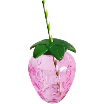 MASON SKLENICE TVAR JAHODA ZELENÉ VÍČKO SKLO 450 ml – Zboží Dáma