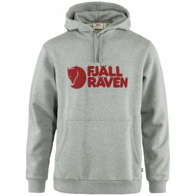 Fjällräven Fjällräven Logo Hoodie šedá